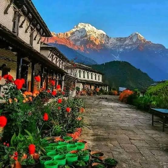 Ghandruk terraced outlooks